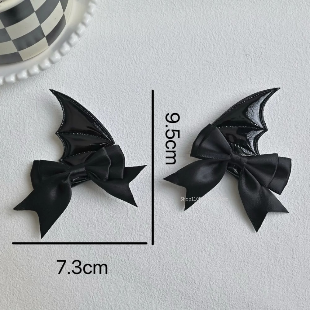 Halloween Devil Horn Bow Hair  - Cosplay Bat Prop 评论和价格