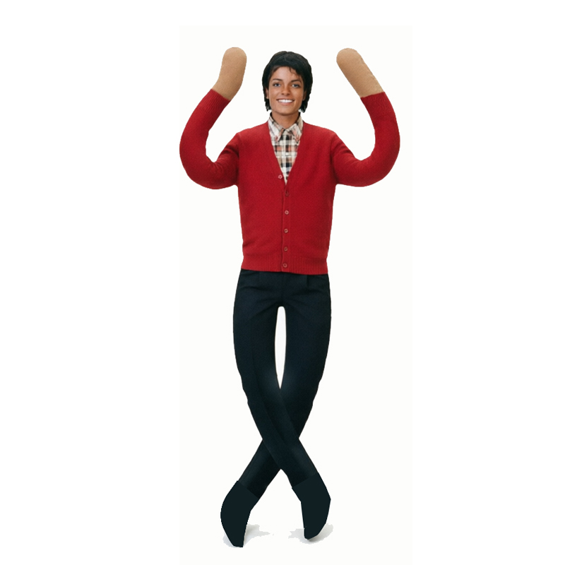26CM Anime Michael Jackson Cos - Evoker Cosplay Prop 评论和价格