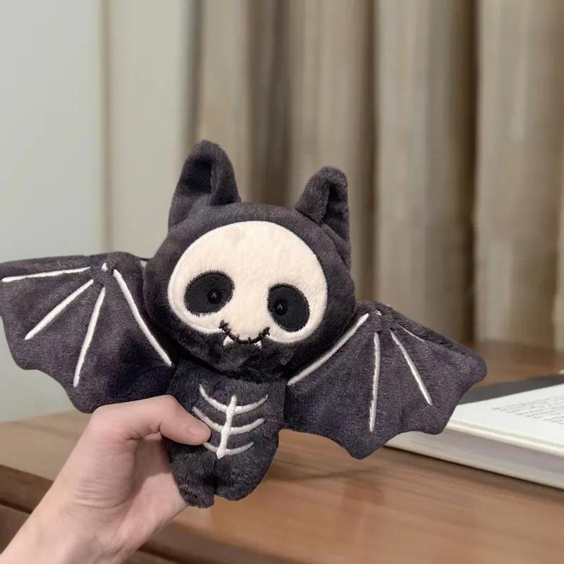 Kawaii Plush Skull Bat Keychai - Cosplay Bat Prop 评论和价格
