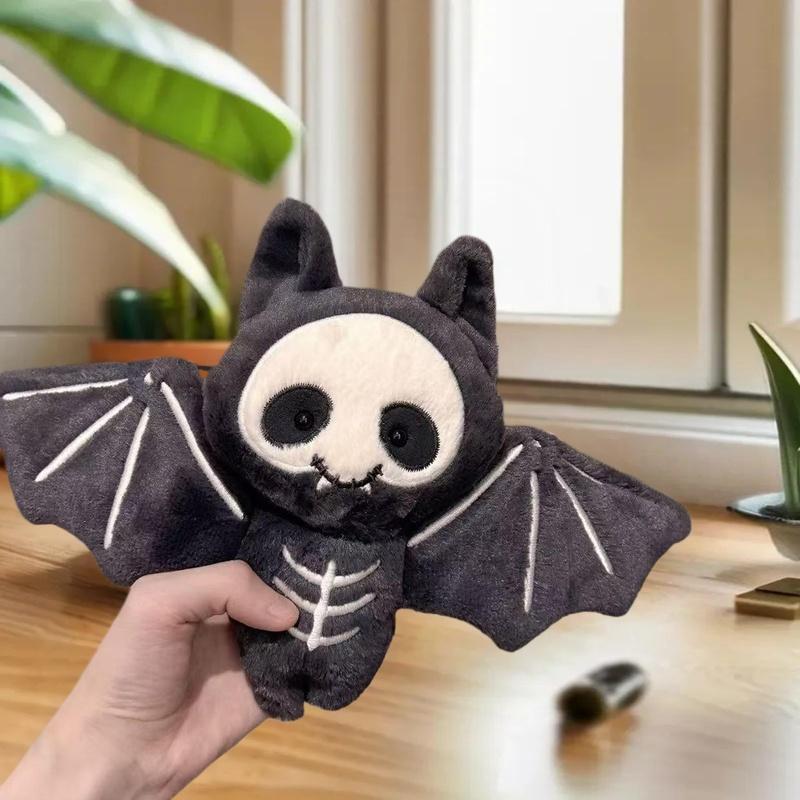 Kawaii Plush Skull Bat Keychai - Cosplay Bat Prop 评论和价格