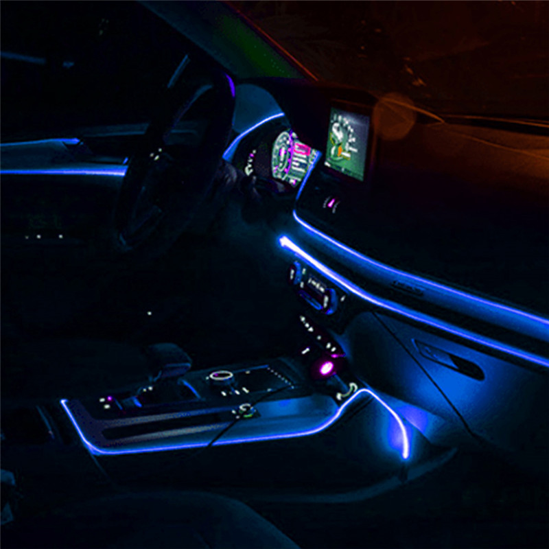 2M Car Interior LED Strip Ligh - Led El Wire 评论和价格