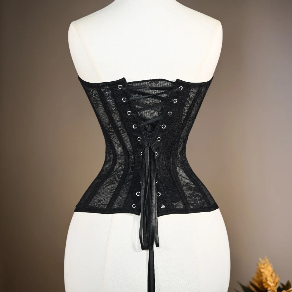 Women Mesh Corset Busiter Over - Boning Corset Steel 评论和价格