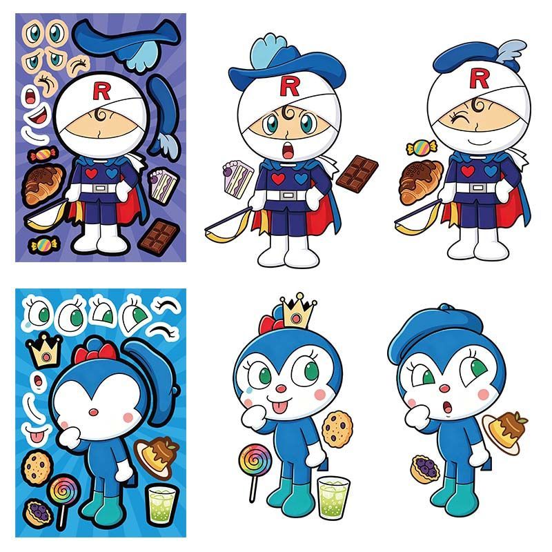 Anpanman collage stickers, cut - Cosplay Prop Diy 评论和价格