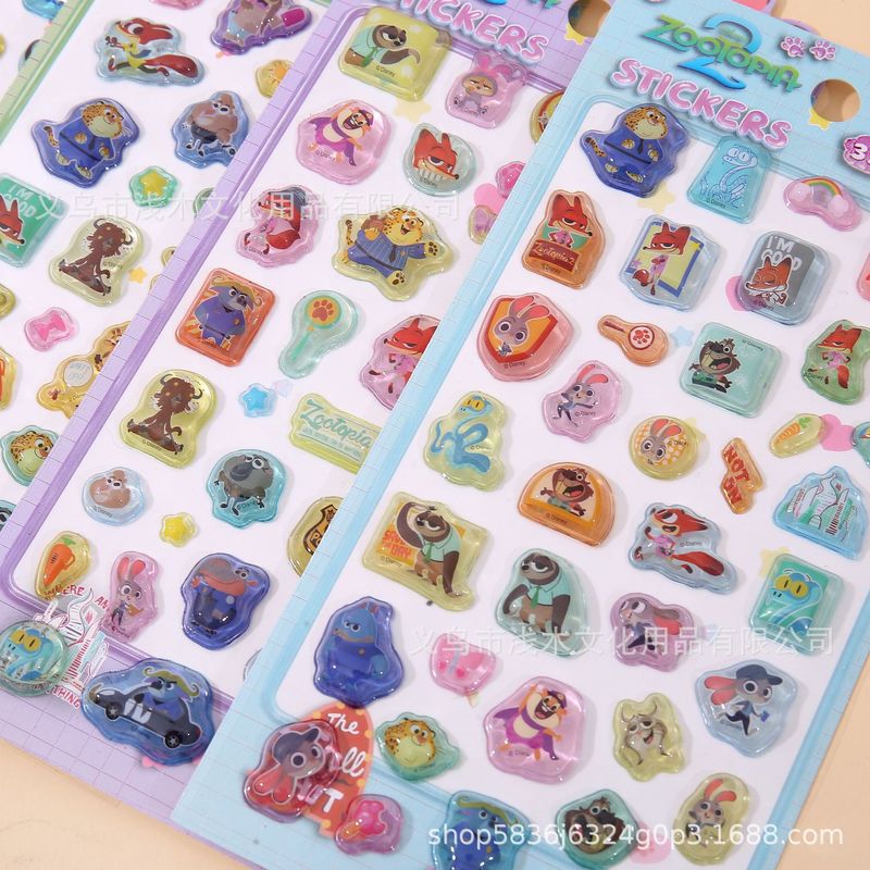 40pcs Kawaii Zootopia 3d Relie - Cosplay Prop Diy 评论和价格