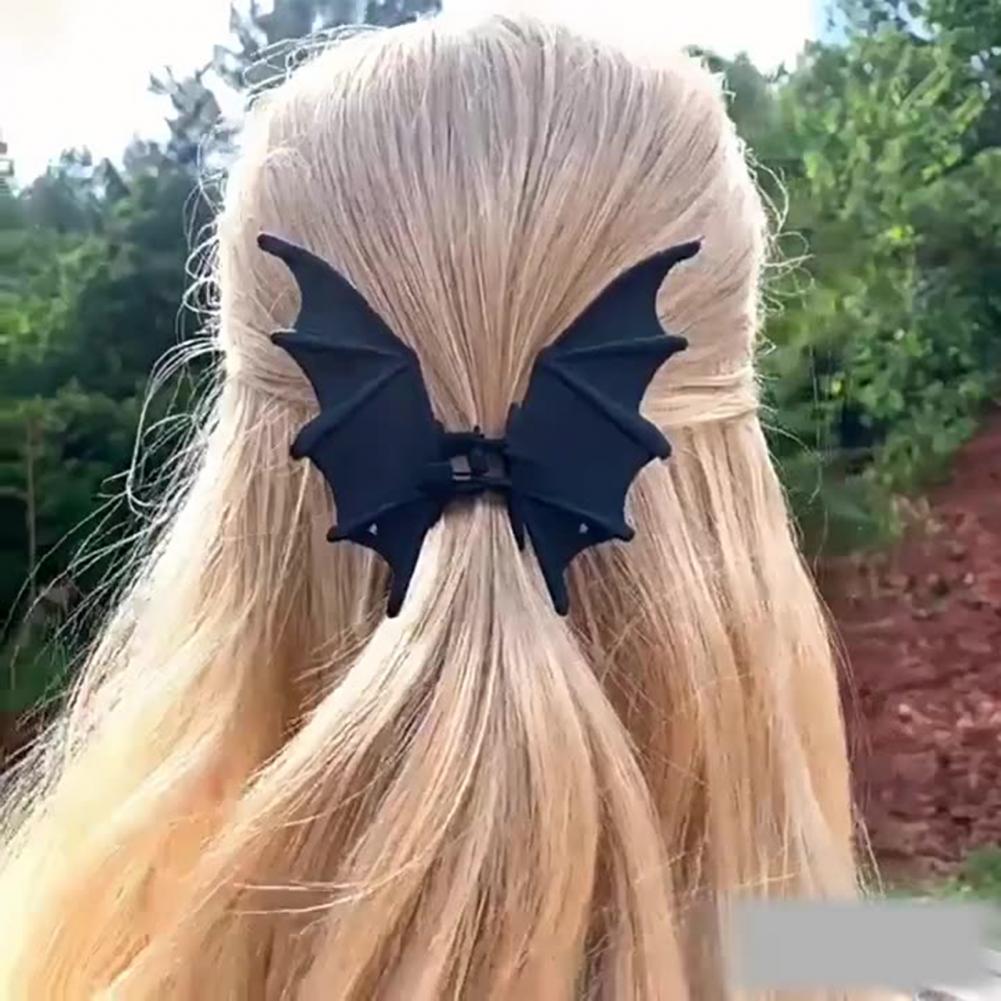 Women Hair Clip Halloween Bat  - Cosplay Bat Prop 评论和价格