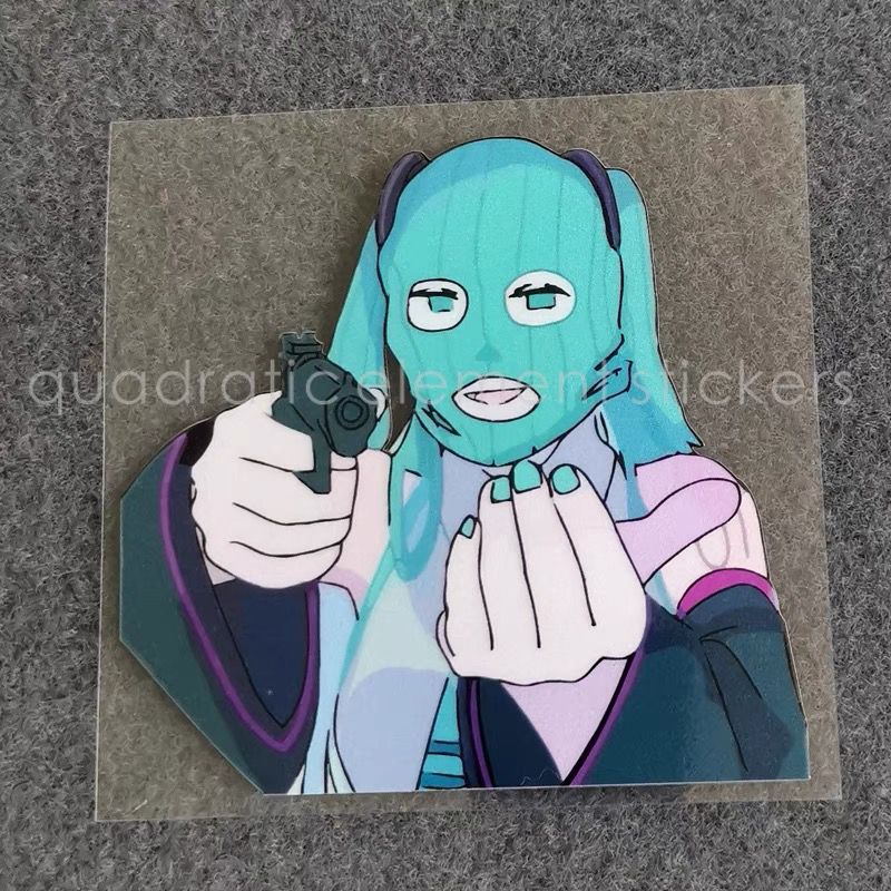 Miku Motorcycle Sticker Water  - Cosplay Floating Prop 评论和价格