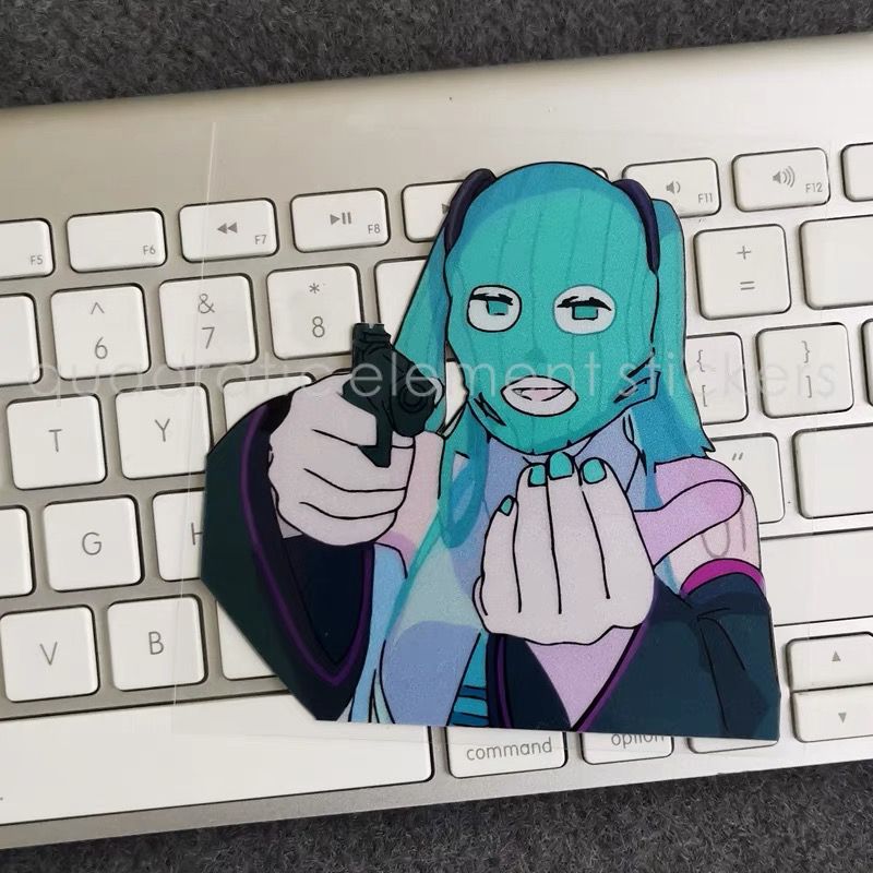 Miku Motorcycle Sticker Water  - Cosplay Floating Prop 评论和价格