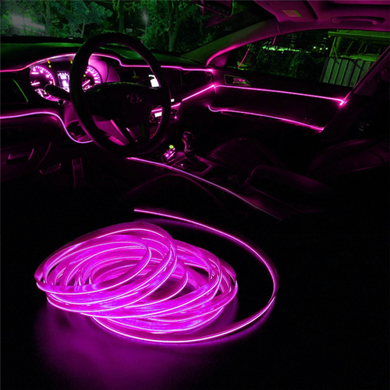 2M Car Interior Led Strip Ligh - Led El Wire 评论和价格