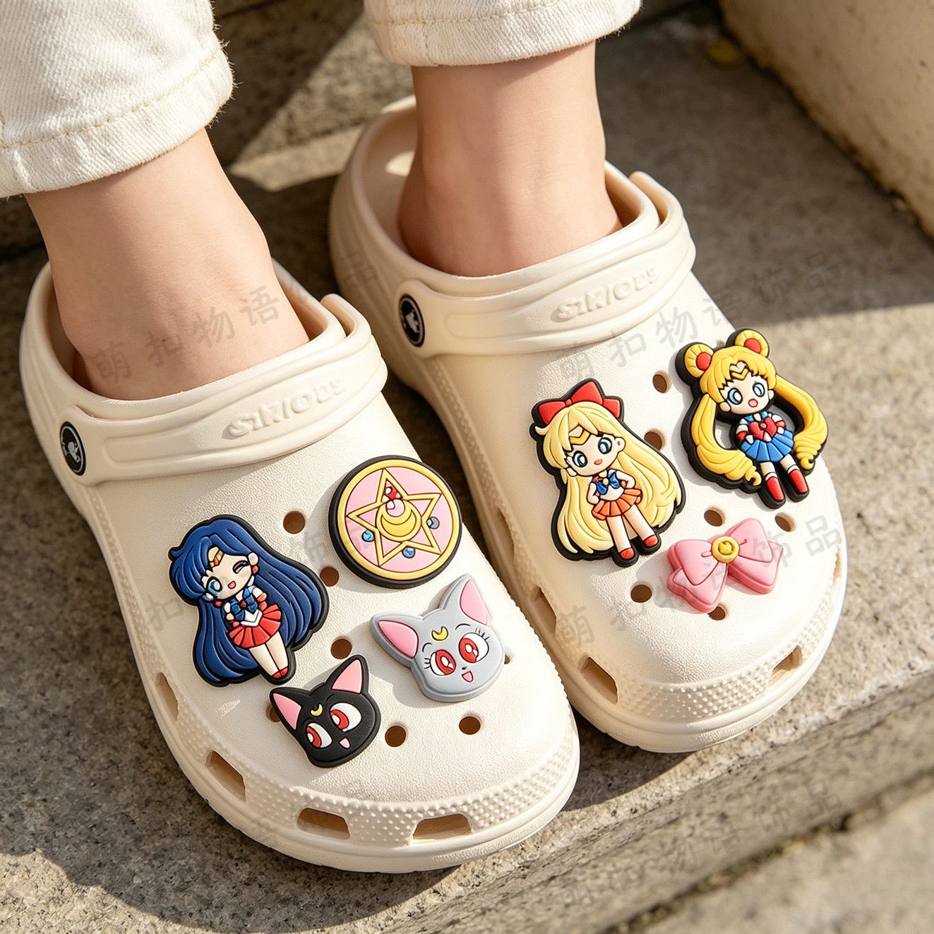 Sailor Moon shoes flower DIY a - Cosplay Prop Diy 评论和价格