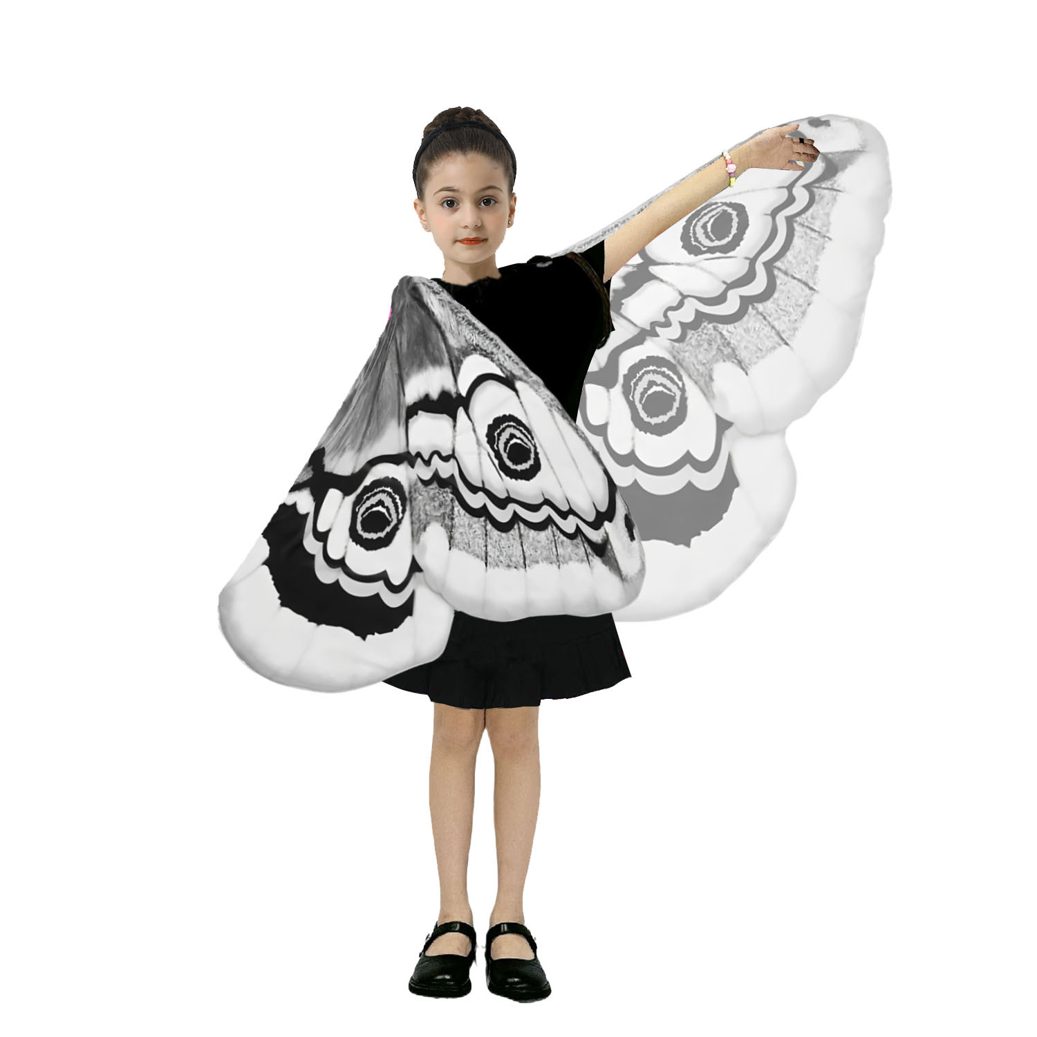 Kids Moth Wings Cape  Butterfl - Cosplay Floating Prop 评论和价格