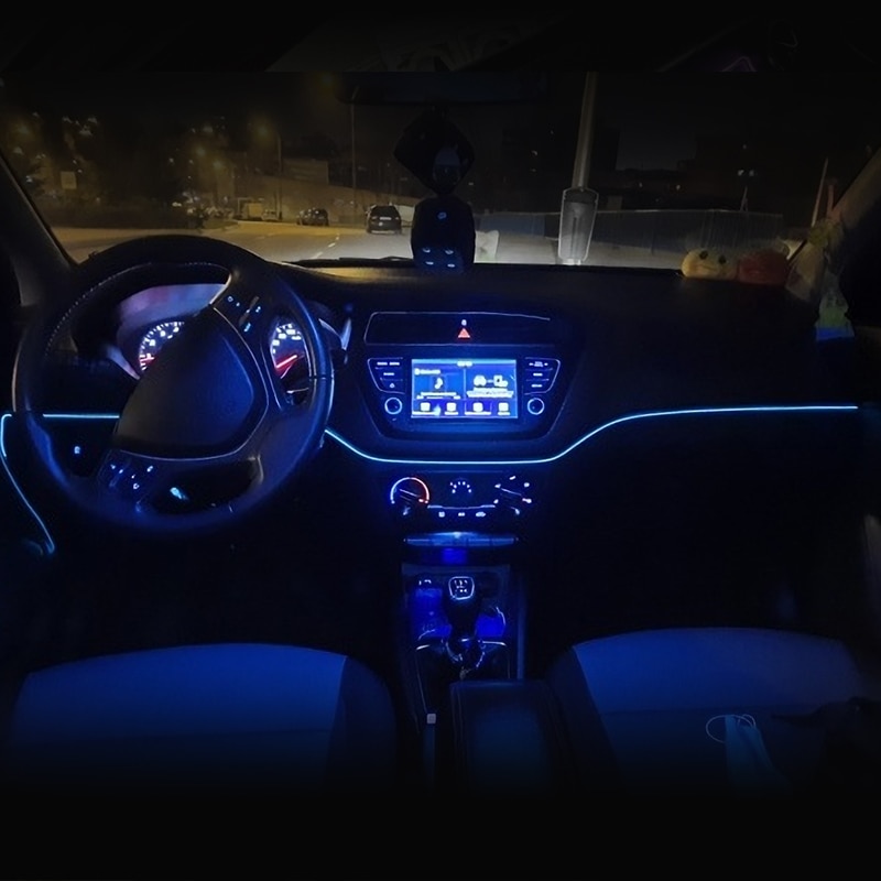 5m Car Interior Atmosphere Lig - Led El Wire 评论和价格