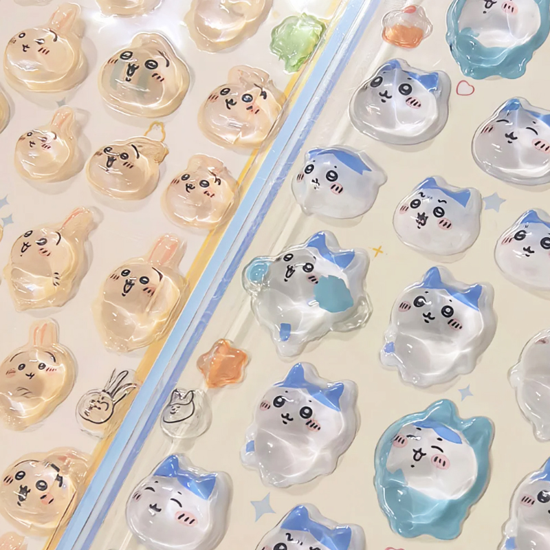 Chiikawa 3D Cute Relief Sticke - Cosplay Prop Diy 评论和价格