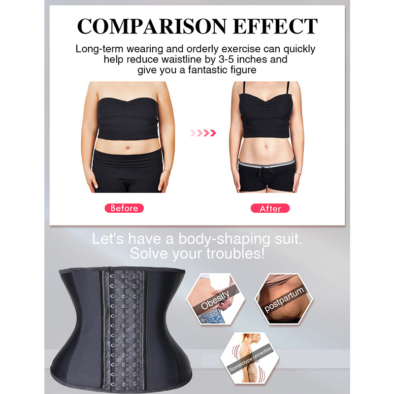 Latex Waist Trainer Corset Sho - Boning Corset Steel 评论和价格