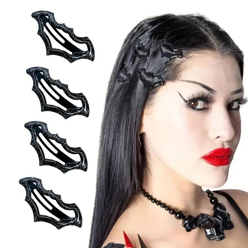 10Pcs Halloween Bat Hairpins S - Cosplay Bat Prop 评论和价格