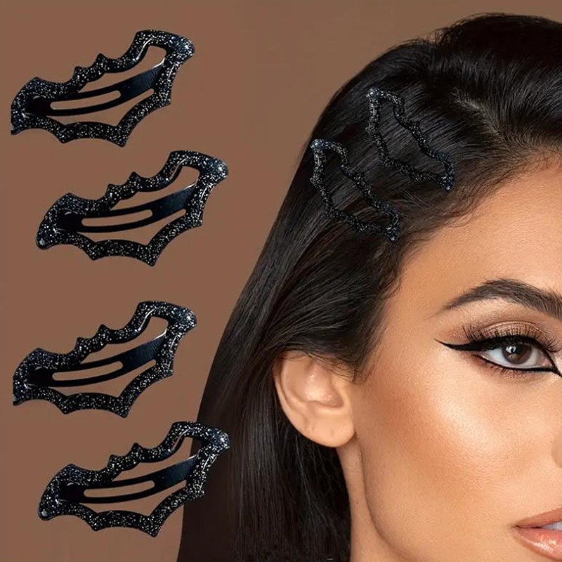10Pcs Halloween Bat Hairpins S - Cosplay Bat Prop 评论和价格