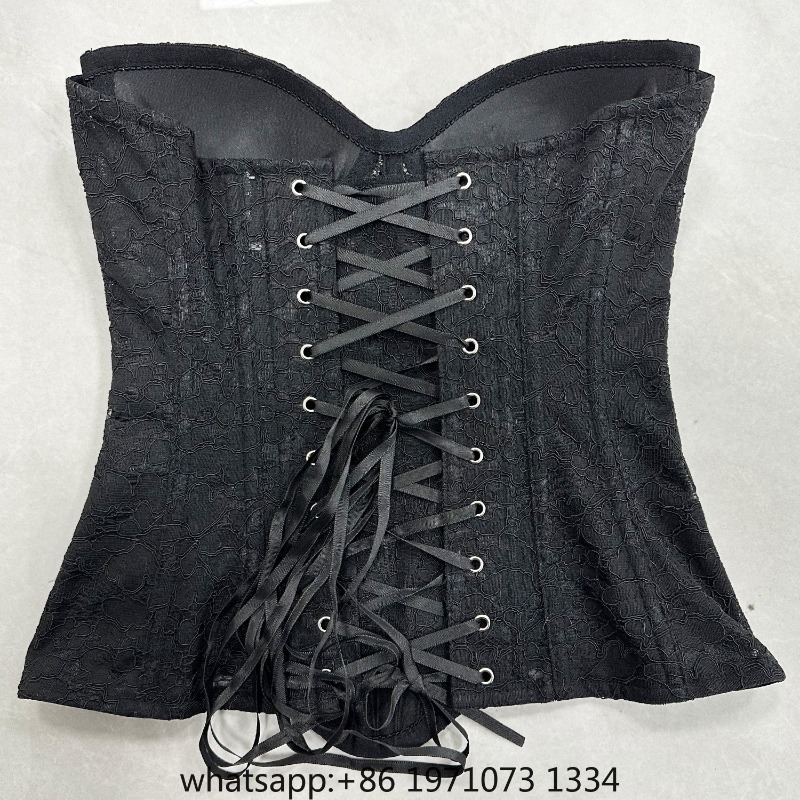 Women Lace Corset Bustier Over - Boning Corset Steel 评论和价格