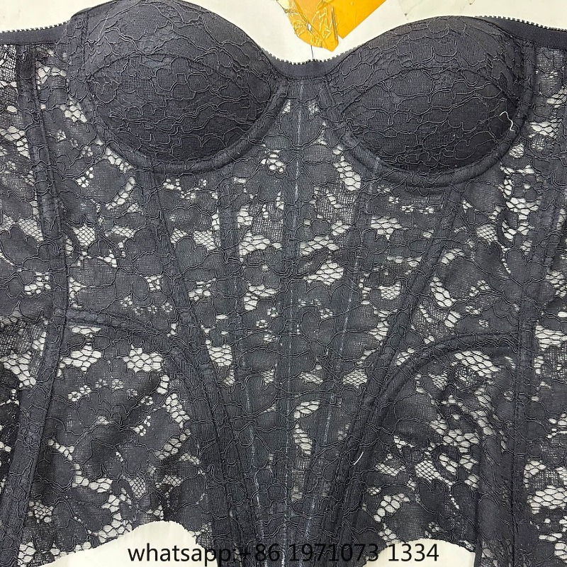 Women Lace Corset Bustier Over - Boning Corset Steel 评论和价格